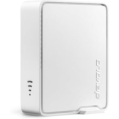 Devolo WiFi 6 Repeater 5400 WiFi Repeater tot 5.400 Mbit/s, WiFi Mesh, Krachtige WiFi-versterker, 2x Gigabit Ethernet-poorten, wifi-extender, wit Devolo WiFi 6 Repeater 5400 WiFi Repeater tot 5.400 Mbit/s, WiFi Mesh, Krachtige WiFi-versterker, 2x Gigabit Ethernet-poorten, wifi-extender, wit