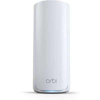 Netgear Orbi serie 770, Satellite Mesh WiFi 7, RBE770, werkt met Orbi RBE772 en RBE773, tot 11 Gbit/s, breidt de dekking uit tot 180 m² en 100 apparaten, Tri-Band BE11000, 1 stuk Netgear Orbi serie 770, Satellite Mesh WiFi 7, RBE770, werkt met Orbi RBE772 en RBE773, tot 11 Gbit/s, breidt de dekking uit tot 180 m² en 100 apparaten, Tri-Band BE11000, 1 stuk