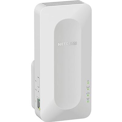 Netgear wifi-repeater (EAX12), krachtige WLAN-repeater AX1600 dekt tot 100 m², wifi-versterker 6, wifi-extender die de naam van het hoofdnetwerk behoudt, WiFi Booster compatibel met alle boxen Netgear wifi-repeater (EAX12), krachtige WLAN-repeater AX1600 dekt tot 100 m², wifi-versterker 6, wifi-extender die de naam van het hoofdnetwerk behoudt, WiFi Booster compatibel met alle boxen