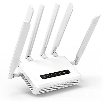 GL.iNet GL-X3000 (Spitz AX) 5G NR AX3000 Cellular Gateway Router, Wi-Fi 6, Multi-WAN, & Afneembare Antennas, Dual-SIM, OpenVPN & WireGuard Client/Server, OpenWrt, MU-MIMO, Secure RV Internet GL.iNet GL-X3000 (Spitz AX) 5G NR AX3000 Cellular Gateway Router, Wi-Fi 6, Multi-WAN, & Afneembare Antennas, Dual-SIM, OpenVPN & WireGuard Client/Server, OpenWrt, MU-MIMO, Secure RV Internet