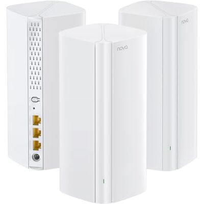 Tenda WiFi 6 AX3000 Nova MX12 (3 stuks) – mesh-systeem WiFi 6 voor het hele huis – wifi-afdekking 650 m² – eenvoudige configuratie – kinderbeveiliging – vervanging voor wifi-router Tenda WiFi 6 AX3000 Nova MX12 (3 stuks) – mesh-systeem WiFi 6 voor het hele huis – wifi-afdekking 650 m² – eenvoudige configuratie – kinderbeveiliging – vervanging voor wifi-router