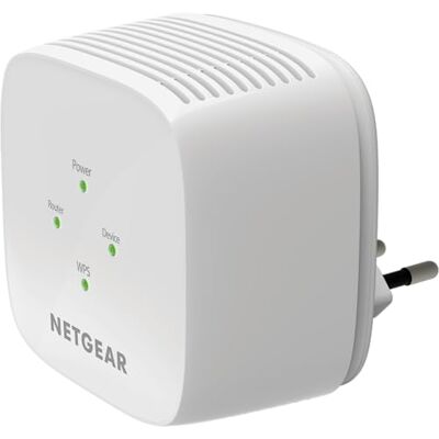 Netgear Nieuwe WiFi-repeater (EX6110), AC1200 wifi-versterker, krachtige wifi-repeater dekt tot 120 m², wifi-extender verwijder dode zones, wifi-booster compatibel met alle internetboxen Netgear Nieuwe WiFi-repeater (EX6110), AC1200 wifi-versterker, krachtige wifi-repeater dekt tot 120 m², wifi-extender verwijder dode zones, wifi-booster compatibel met alle internetboxen