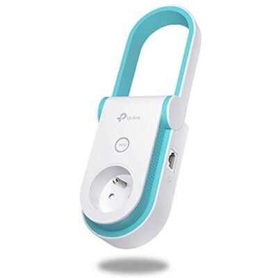 TP-Link Wifi-repeater, draadloze wifi-versterker AC1200 Mbps, ethernetpoort, tot 120 m², verhoogt de wifi-klem, met geïntegreerd stopcontact, compatibel met alle internetboxen, RE365(FR) TP-Link Wifi-repeater, draadloze wifi-versterker AC1200 Mbps, ethernetpoort, tot 120 m², verhoogt de wifi-klem, met geïntegreerd stopcontact, compatibel met alle internetboxen, RE365(FR)