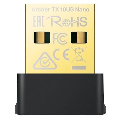 TP-Link Archer TX10UB Nano Wi-Fi Buletooth Adapter voor PC, WLAN 6 AX900 Dual Band WLAN Stick, Bluetooth 5.3, Nano, WPA3, MU-MIMO, alleen compatibel met Windows 11/10 TP-Link Archer TX10UB Nano Wi-Fi Buletooth Adapter voor PC, WLAN 6 AX900 Dual Band WLAN Stick, Bluetooth 5.3, Nano, WPA3, MU-MIMO, alleen compatibel met Windows 11/10