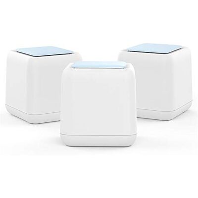 PNI GB1200 Gigabit netsysteem met volledige afdekking voor het huis, 3-delig router en AP-toegangspunt PNI GB1200 Gigabit netsysteem met volledige afdekking voor het huis, 3-delig router en AP-toegangspunt