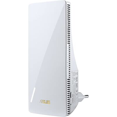 Asus RP-AX58 WiFi Repeater 6 (802.11ax) AX3000 Dual Band en AiMesh Repeater voor WiFi Mesh zonder sneden; Werkt met elke WiFi-router Asus RP-AX58 WiFi Repeater 6 (802.11ax) AX3000 Dual Band en AiMesh Repeater voor WiFi Mesh zonder sneden; Werkt met elke WiFi-router