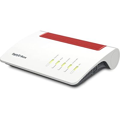 FRITZ! Box 7590 AX Amazon Exclusive Edition (Wi-Fi 6 router, 2400 Mbps (5 GHz) en 1200 Mbps (2,4 GHz), inclusief USB-stick, mesh wifi, DECT basis) FRITZ! Box 7590 AX Amazon Exclusive Edition (Wi-Fi 6 router, 2400 Mbps (5 GHz) en 1200 Mbps (2,4 GHz), inclusief USB-stick, mesh wifi, DECT basis)
