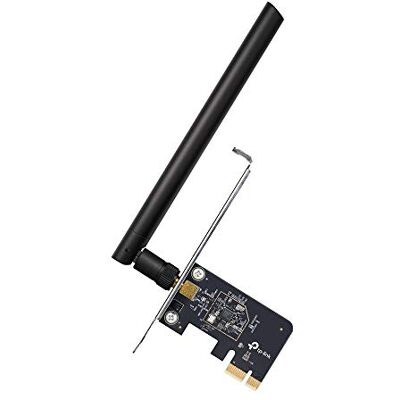 TP-Link Archer T2E WiFi-kaart, PCIe AC 600 Mbps, 433 Mbps op 5 GHz en 200 Mbps op 2,4 GHz, afneembare antennes, MIMO 2×2, compatibel met Windows 11/10/8.1/8/7/XP TP-Link Archer T2E WiFi-kaart, PCIe AC 600 Mbps, 433 Mbps op 5 GHz en 200 Mbps op 2,4 GHz, afneembare antennes, MIMO 2×2, compatibel met Windows 11/10/8.1/8/7/XP