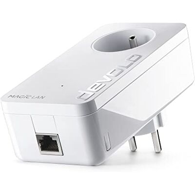 Devolo Magic 2 LAN 2400 Mbit/s Ethernet LAN wit 1 stuk(s) Powerline netwerkadapter (2400 Mbit/s, IEEE 802.1p,IEEE 802.3,IEEE 802.3ab,IEEE 802.3u,IEEE 802.3x, Gigabit Ethernet Devolo Magic 2 LAN 2400 Mbit/s Ethernet LAN wit 1 stuk(s) Powerline netwerkadapter (2400 Mbit/s, IEEE 802.1p,IEEE 802.3,IEEE 802.3ab,IEEE 802.3u,IEEE 802.3x, Gigabit Ethernet