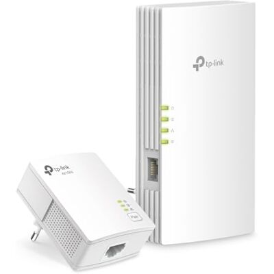 TP-Link TL-WPA7817 Powerline WLAN-adapter, AV1000, WiFi 6 AX1500 Dual Band, Gigabit Ethernet, Plug & Play, compatibel met alle HomePlug AV/AV2 Powerline adapters TP-Link TL-WPA7817 Powerline WLAN-adapter, AV1000, WiFi 6 AX1500 Dual Band, Gigabit Ethernet, Plug & Play, compatibel met alle HomePlug AV/AV2 Powerline adapters