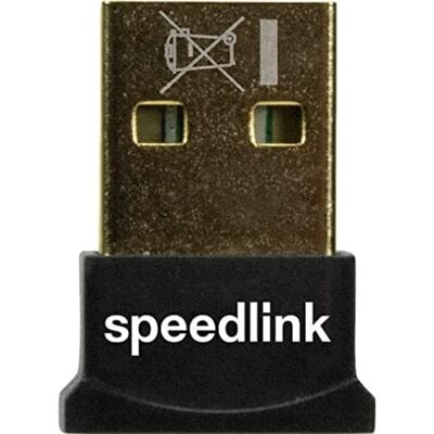 Speedlink VIAS Nano USB Bluetooth 5.0 Adapter draadloze gegevensuitwisseling tot 3 Mbit/s, zwart Speedlink VIAS Nano USB Bluetooth 5.0 Adapter draadloze gegevensuitwisseling tot 3 Mbit/s, zwart