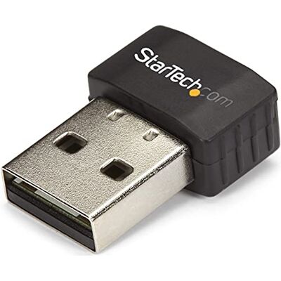 StarTech .com USB WiFi adapter AC600 Dual Band 802.11ac 1T1R nano-draadloze netwerkadapter 2,4GHz / 5GHz (USB433ACD1X1) StarTech .com USB WiFi adapter AC600 Dual Band 802.11ac 1T1R nano-draadloze netwerkadapter 2,4GHz / 5GHz (USB433ACD1X1)