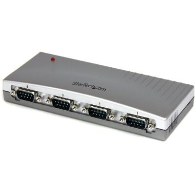 StarTech . com 4-poorts USB naar RS232 DB9 Seriële Adapter Hub StarTech . com 4-poorts USB naar RS232 DB9 Seriële Adapter Hub