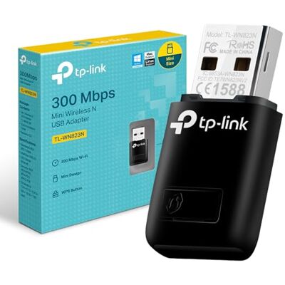 TP-Link 300 Mbps Wifi USB-adapter (TL-WN823N) TP-Link 300 Mbps Wifi USB-adapter (TL-WN823N)