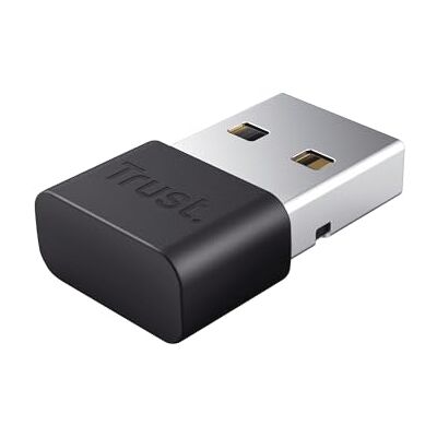 Trust Myna Bluetooth 5.3 USB-adapter, 3 Mbps overdrachtssnelheid, 10 m draadloos bereik, laptopontvanger Trust Myna Bluetooth 5.3 USB-adapter, 3 Mbps overdrachtssnelheid, 10 m draadloos bereik, laptopontvanger