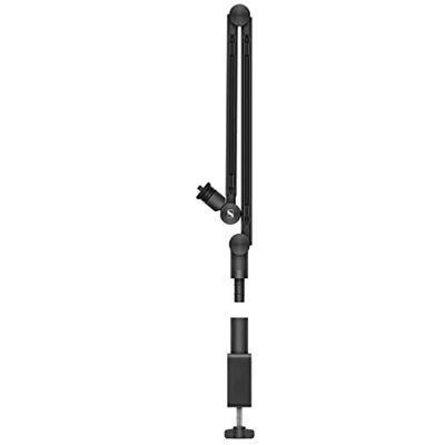 Sennheiser Zelfborgende 3-punts stang met kabelmanagement, verbetert de positionering van de microfoon en vermindert schokkengeluiden, zwart (700101) Sennheiser Zelfborgende 3-punts stang met kabelmanagement, verbetert de positionering van de microfoon en vermindert schokkengeluiden, zwart (700101)