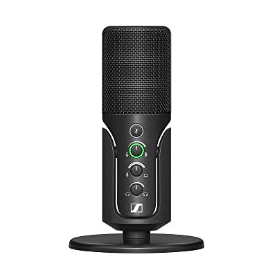 Sennheiser Micro-USB-profiel met sokkel, plug-and-play-design, perfect voor podcasts of streaming, niercondensatorcapsule, 1,2 m USB-C kabel, zwart (700065) Sennheiser Micro-USB-profiel met sokkel, plug-and-play-design, perfect voor podcasts of streaming, niercondensatorcapsule, 1,2 m USB-C kabel, zwart (700065)