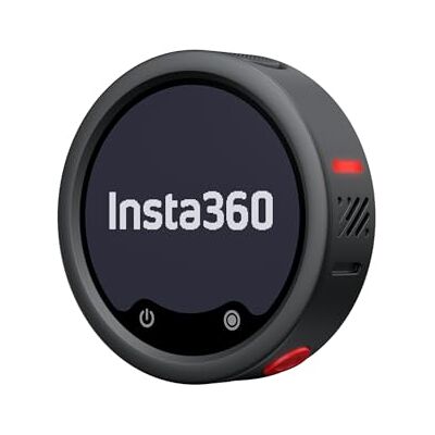 Insta360 Mic Pro Transmitter, zwart, mini-draadloze lavalier-microfoon Microfoon, personaliseerbaar E-Ink display, video-opname, 3 microfoons, 32-bits float-opname voor iPhone Insta360 Mic Pro Transmitter, zwart, mini-draadloze lavalier-microfoon Microfoon, personaliseerbaar E-Ink display, video-opname, 3 microfoons, 32-bits float-opname voor iPhone