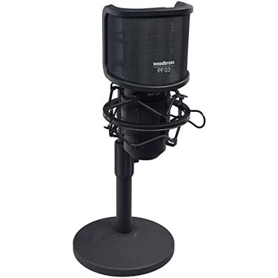 WOODBRASS Bird UM1 Podcast Pack Zwart – USB Cardioïde Microfoon met Condensator PC en Mac voor Broadcast en Opname, Streaming, Podcasting, Conferentie, Home Studio Mao, Voice Off WOODBRASS Bird UM1 Podcast Pack Zwart – USB Cardioïde Microfoon met Condensator PC en Mac voor Broadcast en Opname, Streaming, Podcasting, Conferentie, Home Studio Mao, Voice Off