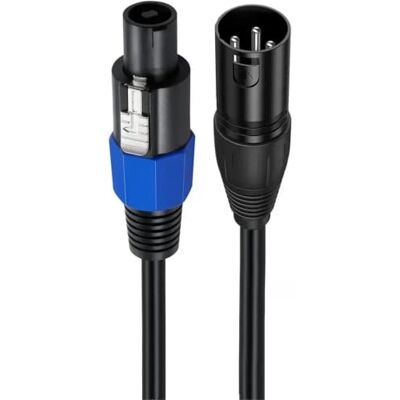 VRTLYJU Câble d'extension audio vers XLR mâle vers XLR femelle mâle – Pro DJ PA Gig Stage Microphone Mic 3 broches VRTLYJU Câble d'extension audio vers XLR mâle vers XLR femelle mâle – Pro DJ PA Gig Stage Microphone Mic 3 broches