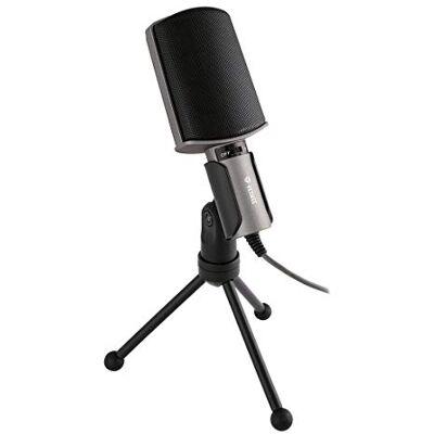 Yenkee YMC 1020GY Hoogwaardige pc-microfoon, geschikt voor online games, chatten, videoconferenties, streaming enz., desktop-pc-microfoon Yenkee YMC 1020GY Hoogwaardige pc-microfoon, geschikt voor online games, chatten, videoconferenties, streaming enz., desktop-pc-microfoon