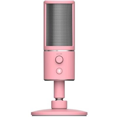Razer Seiren X USB-condensatormicrofoon voor streaming (compacte microfoon met schokdemper, supercardioïde-richtingskarakteristiek, geen latentie, mute-knop, hoofdtelefoonaansluiting) kwarts Razer Seiren X USB-condensatormicrofoon voor streaming (compacte microfoon met schokdemper, supercardioïde-richtingskarakteristiek, geen latentie, mute-knop, hoofdtelefoonaansluiting) kwarts