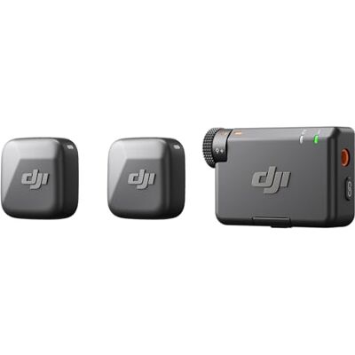 DJI Mini Micro (2 TX 1 RX), gedetailleerde audio, draadloze stropdasmicrofoon voor camera/Android, 2-persoons vlog, teamproductie DJI Mini Micro (2 TX 1 RX), gedetailleerde audio, draadloze stropdasmicrofoon voor camera/Android, 2-persoons vlog, teamproductie