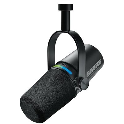 Shure MV7i Slimme Podcast Microfoon + Ingebouwde Audio Interface Microfoon voor podcast en muzikanten met 2 kanalen, XLR-ingangen en jack 1/4, USB-C voor Mac, pc en telefoon; volledig Shure MV7i Slimme Podcast Microfoon + Ingebouwde Audio Interface Microfoon voor podcast en muzikanten met 2 kanalen, XLR-ingangen en jack 1/4, USB-C voor Mac, pc en telefoon; volledig