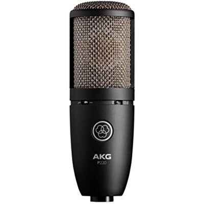 AKG Perception220 Cardioïde Studio Microfoon, Zwart AKG Perception220 Cardioïde Studio Microfoon, Zwart