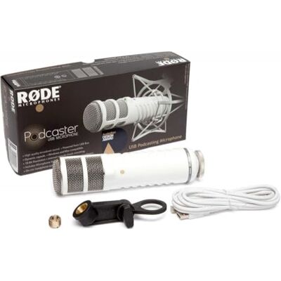 RØDE Podcaster Dynamische USB-microfoon met eindadres voor podcasts, streaming, gaming en spraakopname RØDE Podcaster Dynamische USB-microfoon met eindadres voor podcasts, streaming, gaming en spraakopname