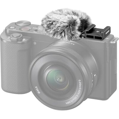 NEEWER Windvoetenzak voor Vlog-camera's uit de ZV-serie, microfoon van bont met montageadapter voor koude klauwen, accessoires compatibel met Sony ZV-1F ZV-E10 ZV-1 ZV-E1 NEEWER Windvoetenzak voor Vlog-camera's uit de ZV-serie, microfoon van bont met montageadapter voor koude klauwen, accessoires compatibel met Sony ZV-1F ZV-E10 ZV-1 ZV-E1