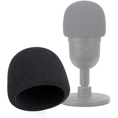 YOUSHARES Razer Seiren Mini Popfilter Microfoonhoes van schuim compatibel met Razer Seiren mini-streaming-microfoon ter vermindering van lawaai YOUSHARES Razer Seiren Mini Popfilter Microfoonhoes van schuim compatibel met Razer Seiren mini-streaming-microfoon ter vermindering van lawaai
