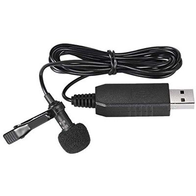 Andoer USB Mic Microfoon 150cm Draagbare Mini Stereo Omnidirectionele Clip voor Computer PC Andoer USB Mic Microfoon 150cm Draagbare Mini Stereo Omnidirectionele Clip voor Computer PC