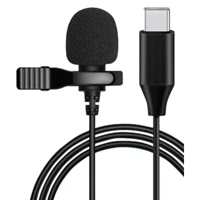 TronicXL USB-C clip-on microfoon met Lavalier Kabel Condensator Interview Podcast Videoconferentie TronicXL USB-C clip-on microfoon met Lavalier Kabel Condensator Interview Podcast Videoconferentie