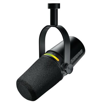 Shure MV7+ Podcast microfoon. Verbeterde audio, LED Touch Panel, USB-C & XLR Outputs, Auto Level Mode, Digital Pop Filter, Reverb Effects, Podcasting, Streaming, Gen 2, Zwart (zwart) Shure MV7+ Podcast microfoon. Verbeterde audio, LED Touch Panel, USB-C & XLR Outputs, Auto Level Mode, Digital Pop Filter, Reverb Effects, Podcasting, Streaming, Gen 2, Zwart (zwart)