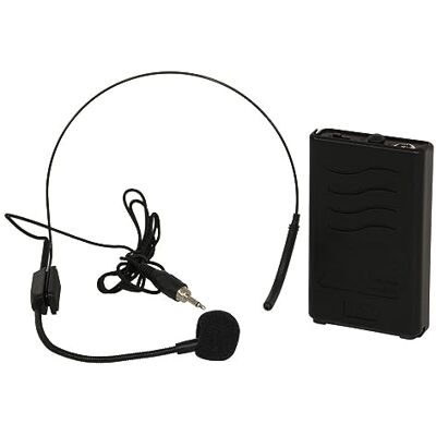 Ibiza PORTHEAD12 Draadloze headmicrofoon VHF 203,5 MHz voor PORT12VHF-BT en PORT15VHF-BT Ibiza PORTHEAD12 Draadloze headmicrofoon VHF 203,5 MHz voor PORT12VHF-BT en PORT15VHF-BT