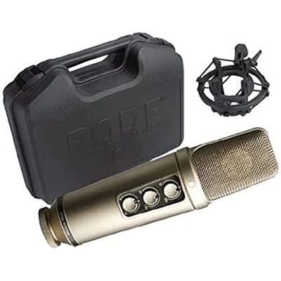 RØDE NT2000 Veelzijdige condensatormicrofoon met groot diafragma, met oneindig variabele richtingsvermogen, een pad en een hoogdoorlaatfilter voor het opnemen van stemmen en instrumenten RØDE NT2000 Veelzijdige condensatormicrofoon met groot diafragma, met oneindig variabele richtingsvermogen, een pad en een hoogdoorlaatfilter voor het opnemen van stemmen en instrumenten