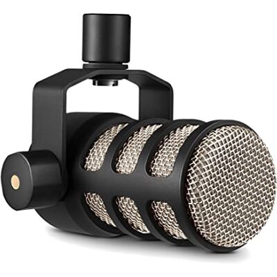 RØDE Dynamische Podmic microfoon in uitzend-kwaliteit met geïntegreerde draaibare houder voor podcasts, streaming, games en XLR-spraakopname RØDE Dynamische Podmic microfoon in uitzend-kwaliteit met geïntegreerde draaibare houder voor podcasts, streaming, games en XLR-spraakopname