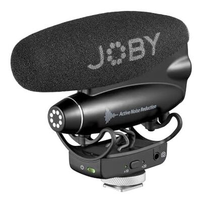 Joby Wavo Pro Professionele richtmicrofoon met geïntegreerde actieve ruisonderdrukking en schokbestendige Rycote-standaard, dynamische microfoons, professionele microfoon, spiegelloos, Youtuber Joby Wavo Pro Professionele richtmicrofoon met geïntegreerde actieve ruisonderdrukking en schokbestendige Rycote-standaard, dynamische microfoons, professionele microfoon, spiegelloos, Youtuber