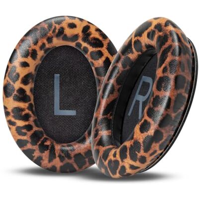 WC PadZ QC45 oorkussens voor Bose QuietComfort 45/QuietComfort Se/QuietComfort Wireless, gemaakt door Wicked Cushions, extra dikke pads, hoogwaardige duurzame naden, luipaard Par Wicked Cushions Coussins extra épais, coutures durables de qualité supér WC PadZ QC45 oorkussens voor Bose QuietComfort 45/QuietComfort Se/QuietComfort Wireless, gemaakt door Wicked Cushions, extra dikke pads, hoogwaardige duurzame naden, luipaard Par Wicked Cushions Coussins extra épais, coutures durables de qualité supér