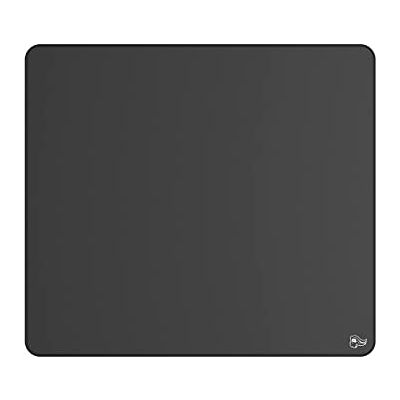 GLORIOUS Gaming muismat Elements ICE met glas doordrenkt stoffen oppervlak voor snelheid en precisie, genaaide randen, antislip basis, koel aanvoelend, ICE (430 x 380 x 3 mm) zwart GLORIOUS Gaming muismat Elements ICE met glas doordrenkt stoffen oppervlak voor snelheid en precisie, genaaide randen, antislip basis, koel aanvoelend, ICE (430 x 380 x 3 mm) zwart
