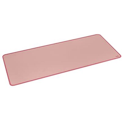 Logitech Roze Bureaumat studioserie, grote multifunctionele bureaustandaard, verlengde muismat, bureaubescherming met antisliplaag, morsbestendig en duurzaam ontwerp Logitech Roze Bureaumat studioserie, grote multifunctionele bureaustandaard, verlengde muismat, bureaubescherming met antisliplaag, morsbestendig en duurzaam ontwerp