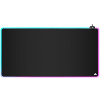 Corsair MM700 RGB Extended 3XL Gaming-muismat van stof, 1220 x 610 mm, RGB-verlichting over drie zones, 360 graden, hub met twee USB-poorten, ruwe antislip basis, zwart Corsair MM700 RGB Extended 3XL Gaming-muismat van stof, 1220 x 610 mm, RGB-verlichting over drie zones, 360 graden, hub met twee USB-poorten, ruwe antislip basis, zwart