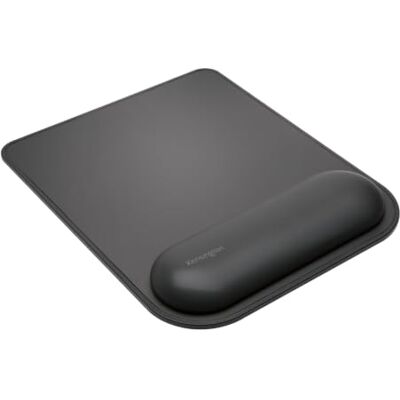 Kensington Muismat met polssteun, ErgoSoft, zwart – vulling van antislip gel, uitlijning van de pols, gecertificeerd veilig en conform Kensington Muismat met polssteun, ErgoSoft, zwart – vulling van antislip gel, uitlijning van de pols, gecertificeerd veilig en conform