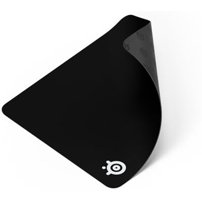 SteelSeries 63003, QcK+ gaming-muismat van textiel, exclusief oppervlak met microvezelweefsel, geoptimaliseerd voor gaming-sensoren, maat L (450 x 400 x 2 mm), L SteelSeries 63003, QcK+ gaming-muismat van textiel, exclusief oppervlak met microvezelweefsel, geoptimaliseerd voor gaming-sensoren, maat L (450 x 400 x 2 mm), L
