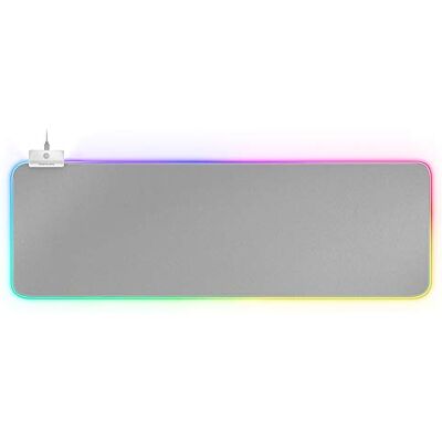 Mars Gaming MARSGAMING MMPRGB2S XXL muismat RGB 12 modi, 2 USB 2.0, wit/zilver Mars Gaming MARSGAMING MMPRGB2S XXL muismat RGB 12 modi, 2 USB 2.0, wit/zilver