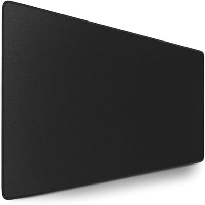 Sidorenko Gaming muismat XXL in zwart Grote muismat 1200 x 600 mm Antislip bureauonderlegger Bureaumat met franjes vrije randen Grote precieze muismat en Sidorenko Gaming muismat XXL in zwart Grote muismat 1200 x 600 mm Antislip bureauonderlegger Bureaumat met franjes vrije randen Grote precieze muismat en