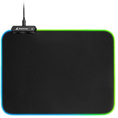 Sharkoon 1337 Rgb V2 360 Gaming Mouse Pad One Size Sharkoon 1337 Rgb V2 360 Gaming Mouse Pad One Size