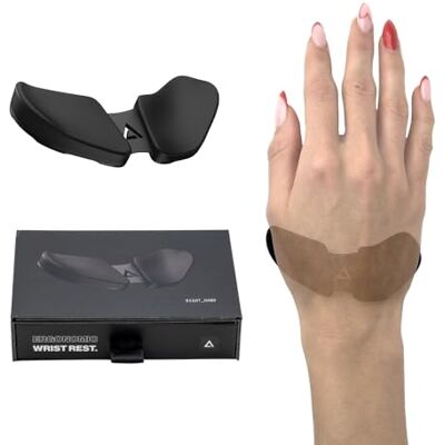 DELTAHUB Carpio 2.0 Ergonomische rechtshandige polssteun voor muis, carpale tunnelondersteuning, pijnverlichting, anti-vermoeidheid, gemakkelijk glijden, elegant, desktop, computer DELTAHUB Carpio 2.0 Ergonomische rechtshandige polssteun voor muis, carpale tunnelondersteuning, pijnverlichting, anti-vermoeidheid, gemakkelijk glijden, elegant, desktop, computer