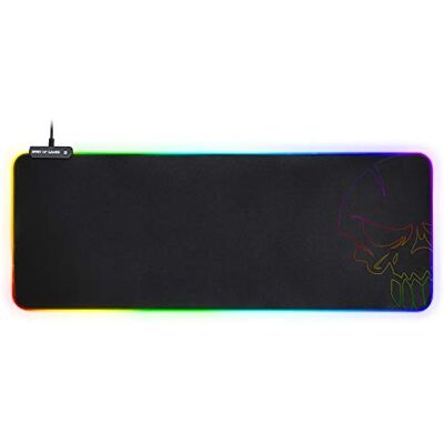 Spirit Of Gamer XXL RGB muismat 10 modi verlichte LED-achtergrondverlichting + RGB-kleuren Ultradunne textuur Antislip basis Afmetingen: 85,7 x 33 x 0,5 cm Spirit Of Gamer XXL RGB muismat 10 modi verlichte LED-achtergrondverlichting + RGB-kleuren Ultradunne textuur Antislip basis Afmetingen: 85,7 x 33 x 0,5 cm